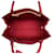 Prada Red Medium Saffiano Cuir Monochrome Top Handle Tote Rosso - vista 4