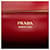 Prada Red Medium Saffiano Cuir Monochrome Top Handle Tote Rosso - vista 5