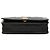 Portafoglio Chanel Boy in caviar trapuntato nero con catena - vista 3