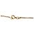 Collana con pendente Chanel Gold CC placcato oro e strass D'oro - vista 4