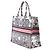 Dior Book Tote aus weißer bestickter Canvas Butterfly Around The World Large - Ansicht 2