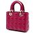 Dior Red Small Lambskin Cannage My ABCDior Lady Dior Rosso - vista 2