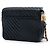 Borsa Minaudière Chanel Black CC Chevron Calfskin Rock The Corners Nero - vista 2