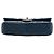 Chanel Blue Paris Salzburg Medium Patent e Goatskin CC Eyelet Flap Blu navy - vista 3
