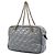 Tote Triptych in pelle di vitello trapuntata CC grigia Chanel Marrone - vista 2