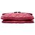 Chanel Red Quilted Calfskin Double Stitch Hamptons Clutch with Chain - view 3