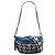Borsa a tracolla convertibile in Tweed Blu e Pelle di Vitello Trapuntata Chanel