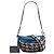 Borsa a tracolla convertibile in Tweed Blu e Pelle di Vitello Trapuntata Chanel - vista 6