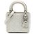 Lady Dior in agnello micro iridescente argento Dior