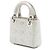 Lady Dior in agnello micro iridescente argento Dior - vista 2
