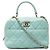 Borsa Bowling Chanel Blue Small Lambskin Trendy CC Blu chiaro