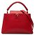 Louis Vuitton Red Taurillon Capucines Old MM Rosso