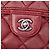 Chanel Red Small Quilted Lambskin Citizen Zip Flap Rosso - vista 5
