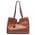 Céline Celine Cabas 16 Tote in pelle di vitello liscia marrone