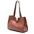 Céline Celine Cabas 16 Tote in pelle di vitello liscia marrone - vista 2