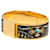 Hermès Black Wide Printed Enamel Loquet Bracelet PM  - view 2