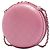 Chanel Borsa a tracolla rotonda in pelle di vitello con cuciture CC rosa e catena - vue 2