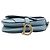 Borsa Saddle Dior blu in pelle di vitello granulata Blu chiaro - vista 3