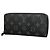 Louis Vuitton Monogram Eclipse Zippy Wallet Black