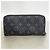 Louis Vuitton Monogram Eclipse Zippy Wallet Black - view 9