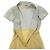 Abito bicolore Hermès Beige Giallo - vista 3