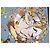 Carré Hermès Faune et Flore du Texas Wildlife in Seta 90 cm Marrone Rosa Bianco Blu D'oro Giallo - vista 13