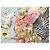 Carré Hermès Faune et Flore du Texas Wildlife in Seta 90 cm Marrone Rosa Bianco Blu D'oro Giallo - vista 14