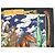 Carré Hermès The Pony Express di Kermit Oliver 90 cm Seta Nera Marrone Nero Bianco Blu Multicolore Beige D'oro - vista 3