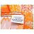 Hermès Carré Mountain Zebra Seidenschal 90 cm Orange Schwarz Weiß Grau Gelb - Ansicht 14