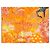 Hermès Carré Mountain Zebra Seidenschal 90 cm Orange Schwarz Weiß Grau Gelb - Ansicht 6