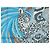 Hermès Foulard Jaguar Quetzal 90cm Seta Blu Marrone Bianco D'oro Grigio - vista 2