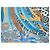 Hermès Foulard Jaguar Quetzal 90cm Seta Blu Marrone Bianco D'oro Grigio - vista 6