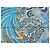 Hermès Foulard Jaguar Quetzal 90cm Seta Blu Marrone Bianco D'oro Grigio - vista 7