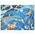 Hermès Foulard Jaguar Quetzal 90cm Seta Blu Marrone Bianco D'oro Grigio - vista 9