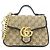 Borsa Gucci GG Marmont Nero Beige