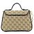 Borsa Gucci GG Marmont Nero Beige - vista 2