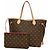 Louis Vuitton Monogram Neverfull MM Tote Bag Braun