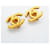 Orecchini Chanel Coco Mark Turnlock D'oro  - vista 2