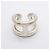 Ring Hermès Anello Osmo's GM Band in argento sterling 925 Hermes - vista 3
