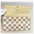 Louis Vuitton Damier Azur Portefeuille Sarah Long Wallet Bianco - vista 8
