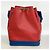 Borsa a Spalla Louis Vuitton Epi Noe Rosso Blu - vista 13