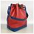 Borsa a Spalla Louis Vuitton Epi Noe Rosso Blu - vista 2
