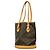 Borsa Tote Louis Vuitton Monogram Bucket PM Marrone