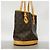 Borsa Tote Louis Vuitton Monogram Bucket PM Marrone - vista 2
