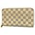 Louis Vuitton Damier Azur Zippy Organizer Long Wallet Weiß