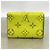Portafoglio a tre pieghe Louis Vuitton Jaune Giallo - vista 8