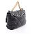 Borsa a tracolla Chanel 19 Dixneuf Matelassé in agnello nero - vista 2
