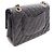 Borsa a Spalla Chanel Matelassé Double Flap Nero - vista 2