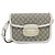 Borsa a Spalla Gucci Horsebit 1955 Bianco Beige