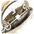 Borsa Fendi SELLERIA Peekaboo Mini Beige Marrone chiaro - vista 6